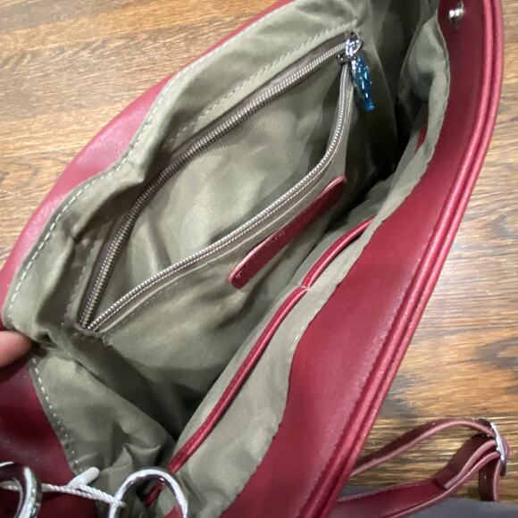 Damsel In Defense Concealed Carry Purse Cranberry Janie’s Gotta Crossbody Bag - Picture 2 of 16